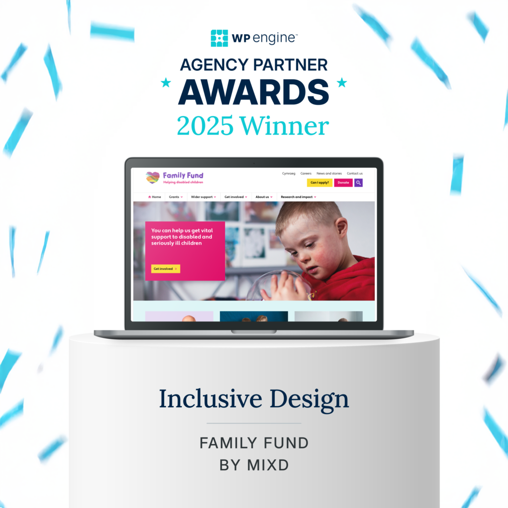 family fund wins the agency partner awards for inclusive design